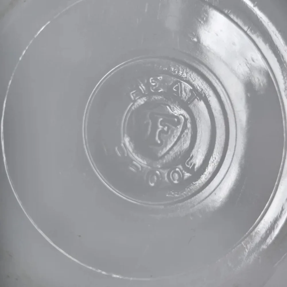 FEDERAL GLASS | Golden Glory Milk Glass Serving Bowl